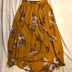 Le Lis mustard yellow skirt